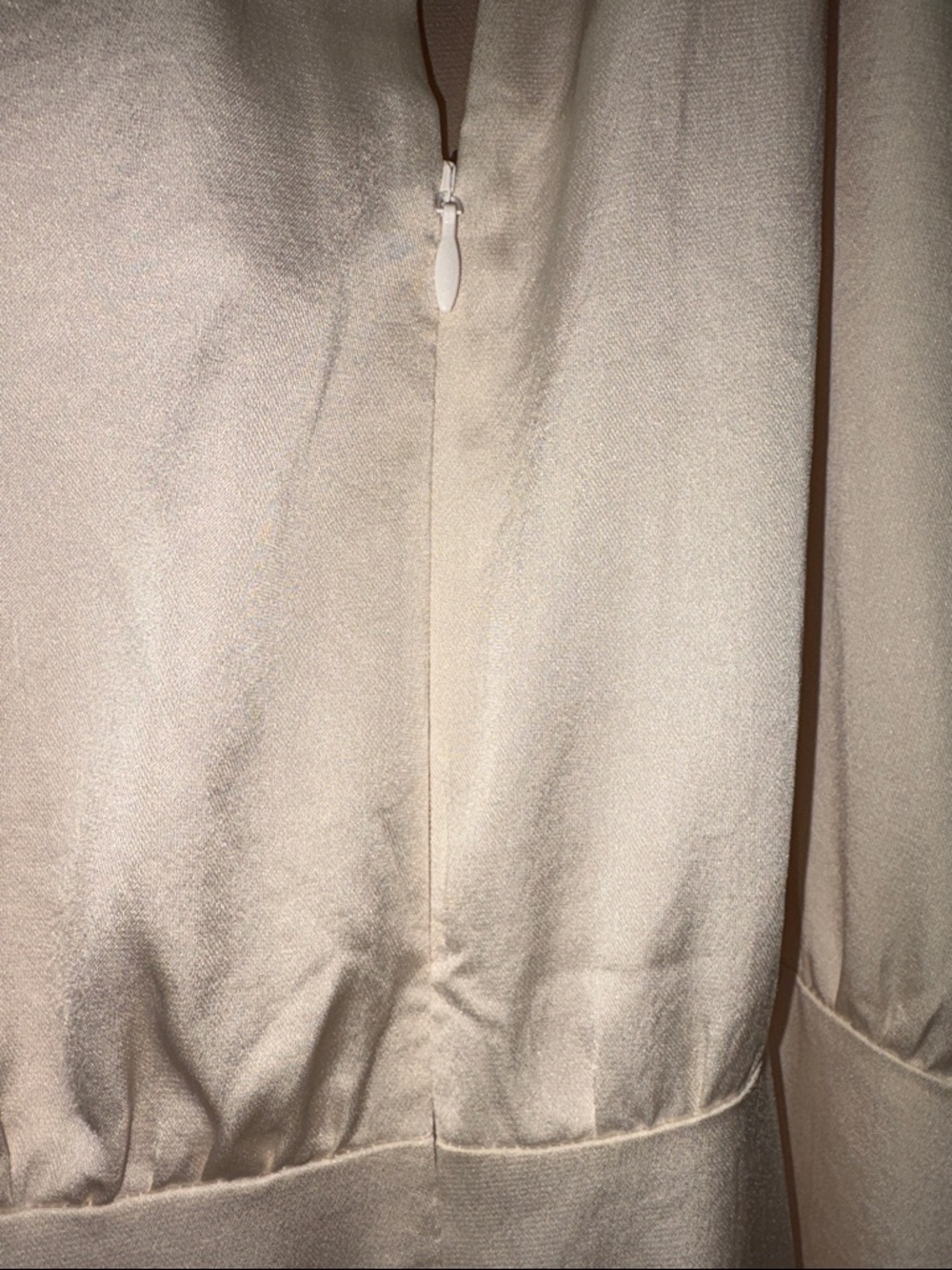 Express ivory(cream) High-Neck Midi Dress - Picture 5 of 5